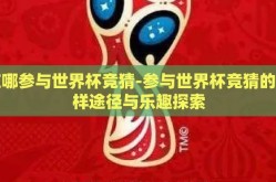 在哪参与世界杯竞猜-参与世界杯竞猜的多样途径与乐趣探索