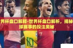世界杯盘口解释-世界杯盘口解析，揭秘足球赛事的投注奥秘