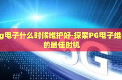 pg电子什么时候维护好-探索PG电子维护的最佳时机