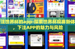 下注世界杯的app-探索世界杯观赛新体验，下注APP的魅力与风险