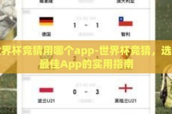 世界杯竞猜用哪个app-世界杯竞猜，选择最佳App的实用指南
