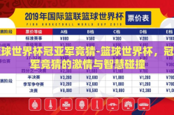 篮球世界杯冠亚军竞猜-篮球世界杯，冠亚军竞猜的激情与智慧碰撞
