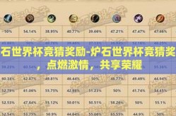 炉石世界杯竞猜奖励-炉石世界杯竞猜奖励，点燃激情，共享荣耀