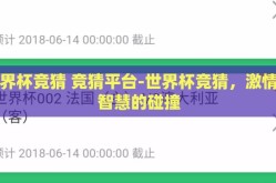 世界杯竞猜 竞猜平台-世界杯竞猜，激情与智慧的碰撞