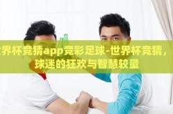 世界杯竞猜app竞彩足球-世界杯竞猜，足球迷的狂欢与智慧较量