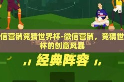 微信营销竞猜世界杯-微信营销，竞猜世界杯的创意风暴