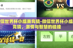 微信世界杯小组赛竞猜-微信世界杯小组赛竞猜，激情与智慧的碰撞