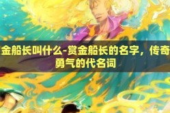 赏金船长叫什么-赏金船长的名字，传奇与勇气的代名词