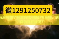 pg麻将胡了有没有挂-揭秘PG麻将，胡了，真的存在挂吗？