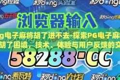 pg电子麻将胡了进不去-探索PG电子麻将的胡了困境，技术、体验与用户反馈的交织