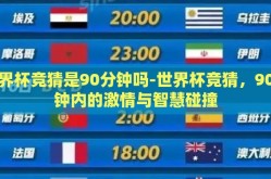 世界杯竞猜是90分钟吗-世界杯竞猜，90分钟内的激情与智慧碰撞
