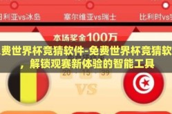 免费世界杯竞猜软件-免费世界杯竞猜软件，解锁观赛新体验的智能工具