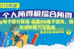 pg电子爆分视频-探索PG电子游戏，爆分视频的魅力与影响