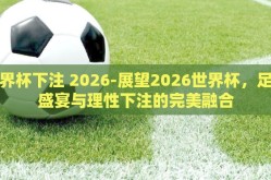 世界杯下注 2026-展望2026世界杯，足球盛宴与理性下注的完美融合