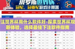 下注世界杯用什么软件好-探索世界杯观赛新体验，选择最佳下注软件指南