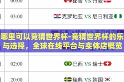 在哪里可以竞猜世界杯-竞猜世界杯的乐趣与选择，全球在线平台与实体店概览