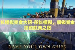 船长模拟赏金大招-船长模拟，解锁赏金大招的航海之旅