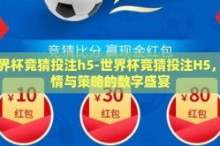 世界杯竞猜投注h5-世界杯竞猜投注H5，激情与策略的数字盛宴