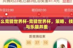 怎么竞猜世界杯-竞猜世界杯，策略、技巧与乐趣并重