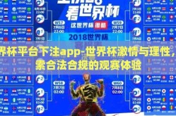 世界杯平台下注app-世界杯激情与理性，探索合法合规的观赛体验