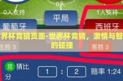 世界杯竞猜页面-世界杯竞猜，激情与智慧的碰撞