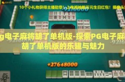pg电子麻将胡了单机版-探索PG电子麻将胡了单机版的乐趣与魅力