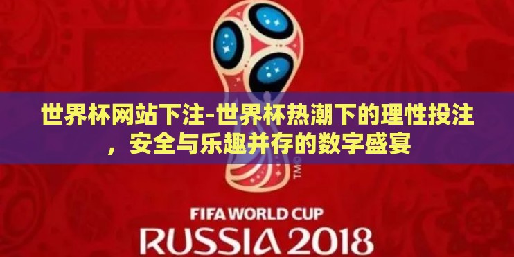 世界杯网站下注-世界杯热潮下的理性投注，安全与乐趣并存的数字盛宴