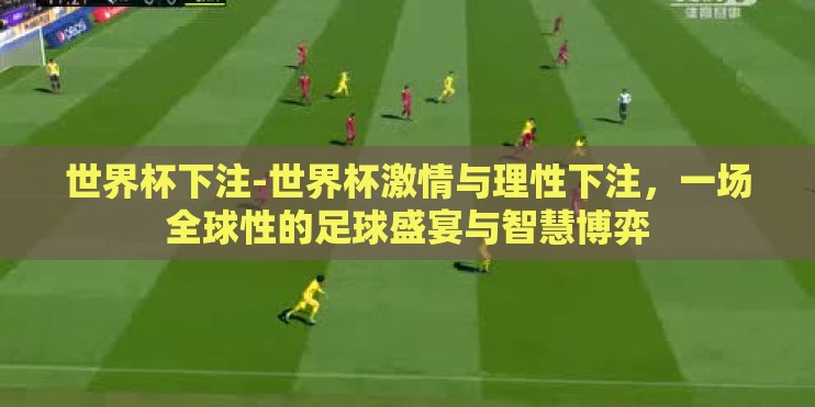 世界杯下注-世界杯激情与理性下注，一场全球性的足球盛宴与智慧博弈