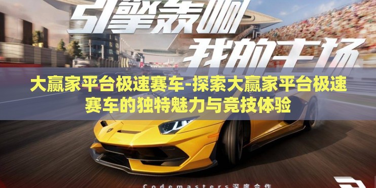 大赢家平台极速赛车-探索大赢家平台极速赛车的独特魅力与竞技体验