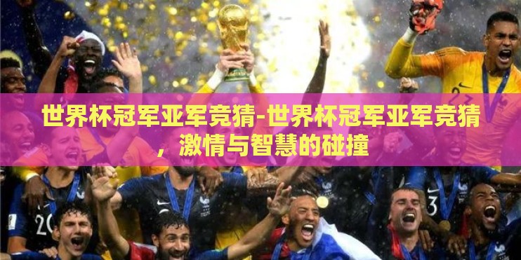 世界杯冠军亚军竞猜-世界杯冠军亚军竞猜，激情与智慧的碰撞