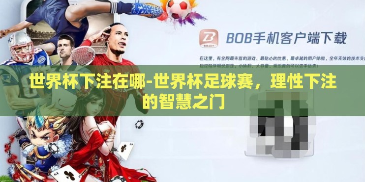 世界杯下注在哪-世界杯足球赛，理性下注的智慧之门
