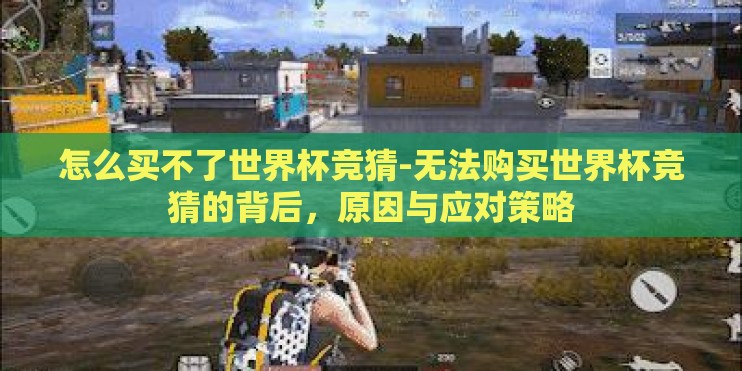 怎么买不了世界杯竞猜-无法购买世界杯竞猜的背后，原因与应对策略