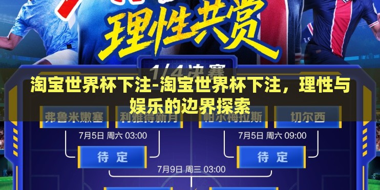淘宝世界杯下注-淘宝世界杯下注，理性与娱乐的边界探索