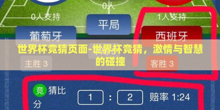 世界杯竞猜页面-世界杯竞猜，激情与智慧的碰撞
